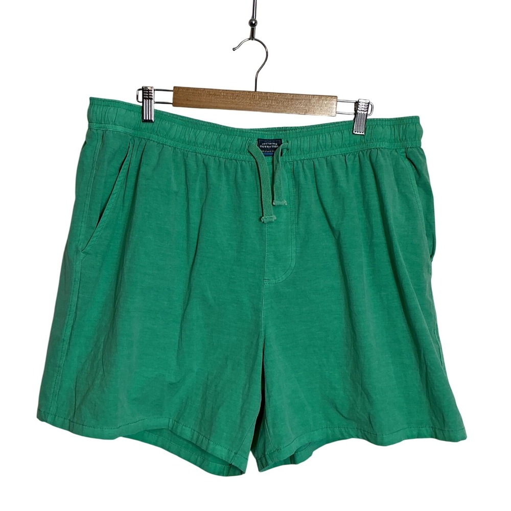 Southern Marsh 2X Green Hybrid Swim Trunks Mesh Lined Summer Vacation Beach Swim